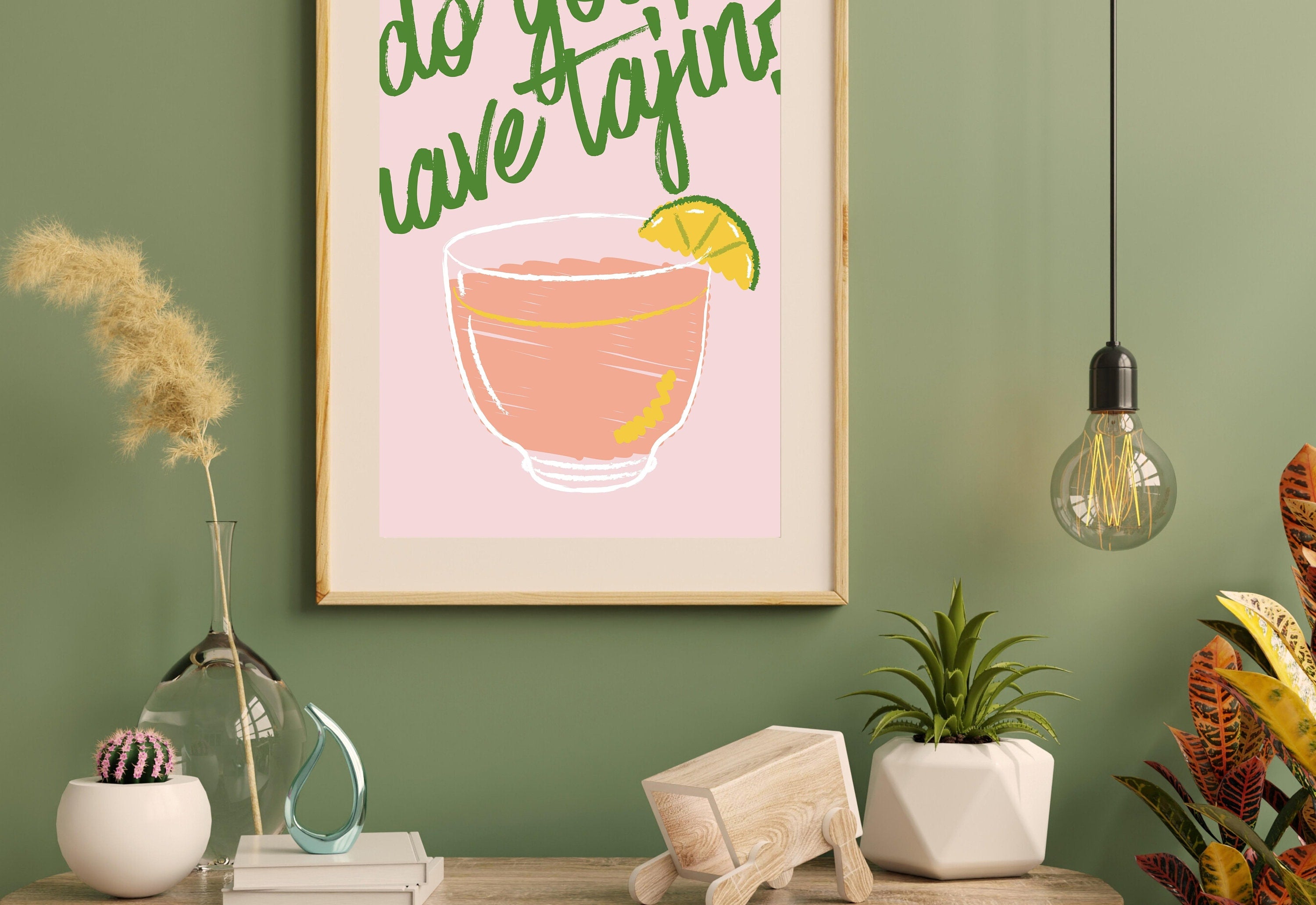 Happy Hour Art-Digital Print-Margarita Art-Trendy Retro Art-Cheers Art Print-Trendy Art-Doodle Art Print-Girly Art-Cocktail Art-Pink Bar Art