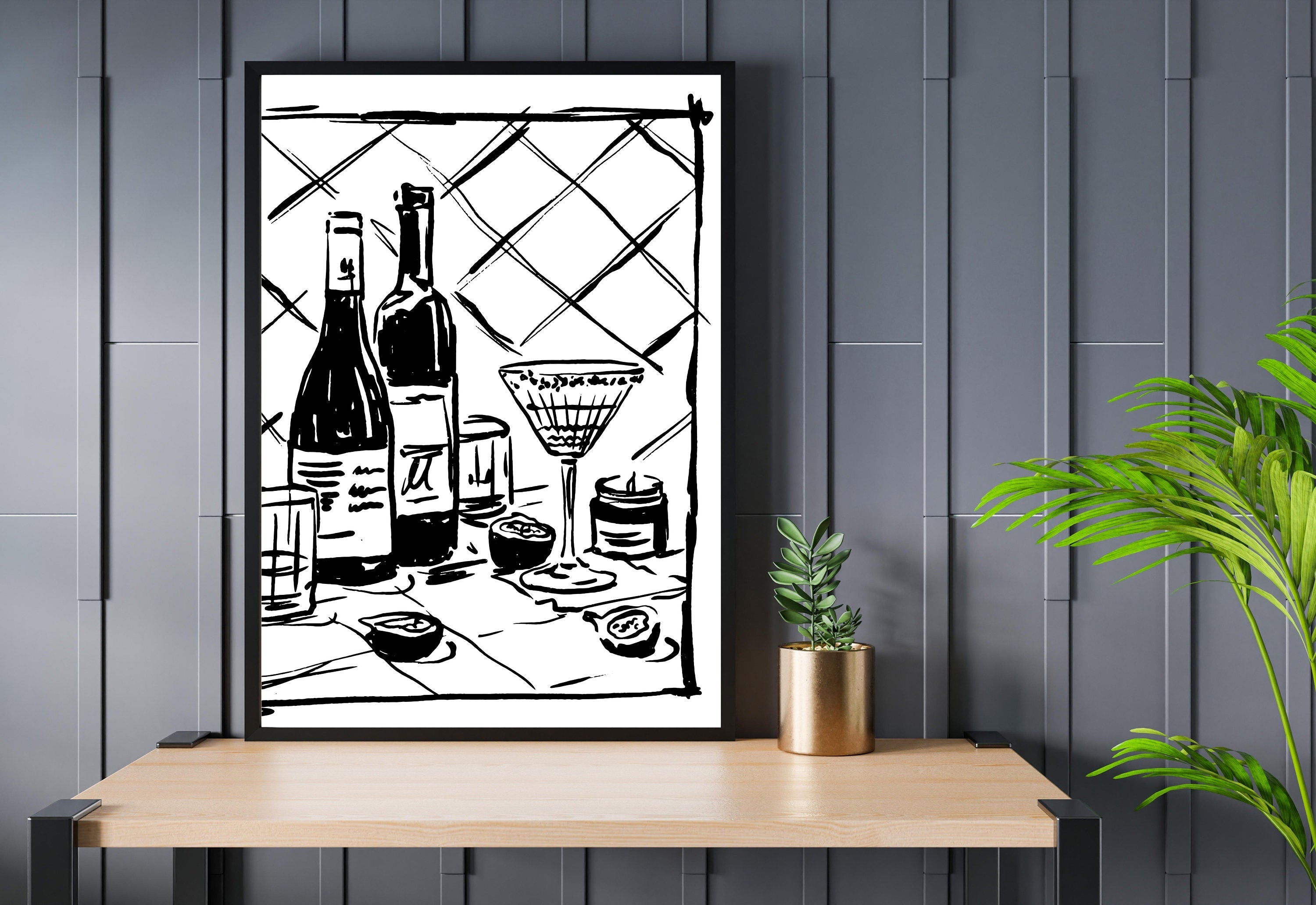 Stylish Drink Artwork - Cocktail Print