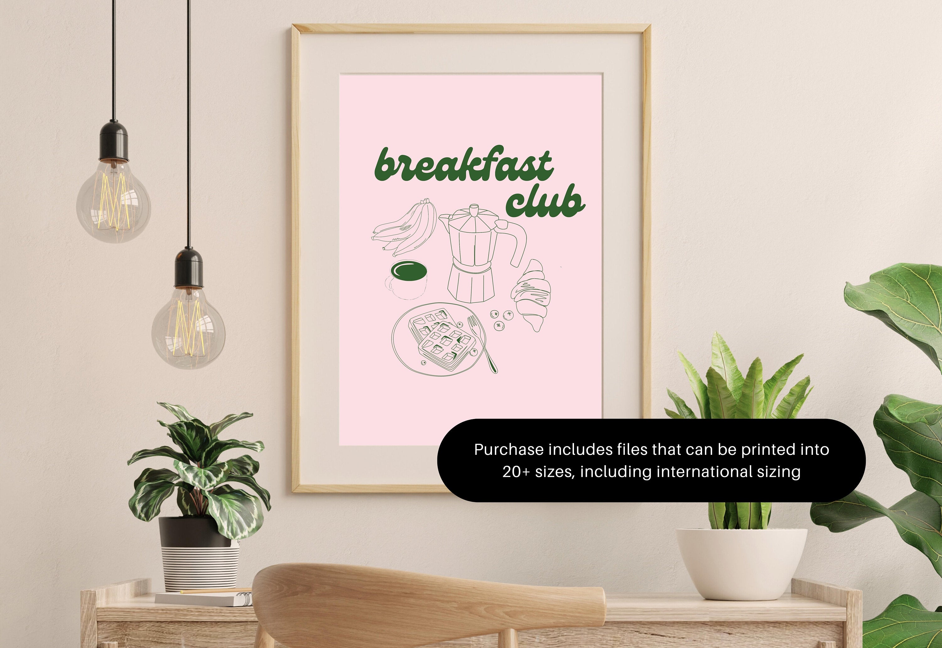 Breakfast Club Digital Art Print from gs print shoppe