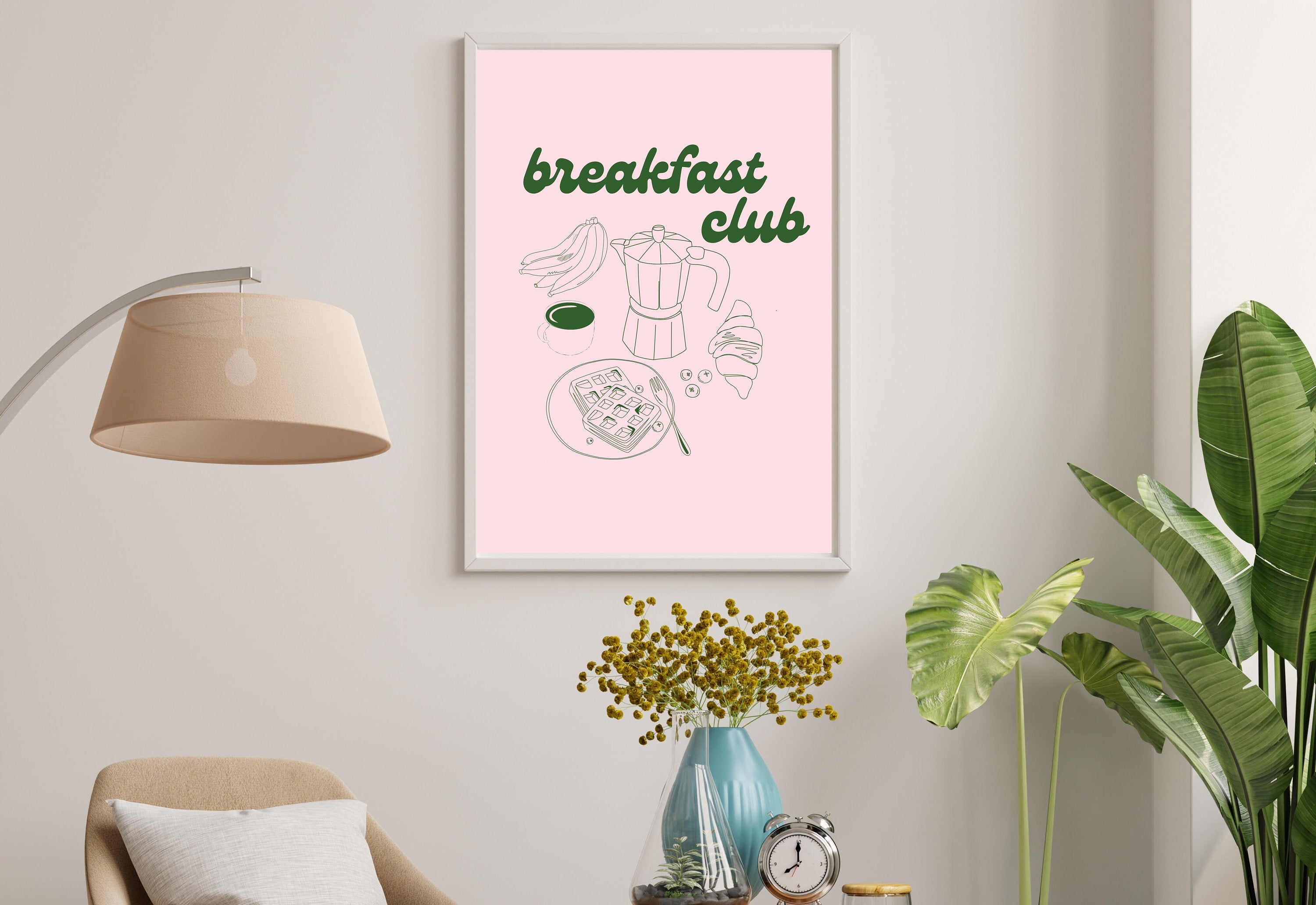 Breakfast Club Digital Art Print