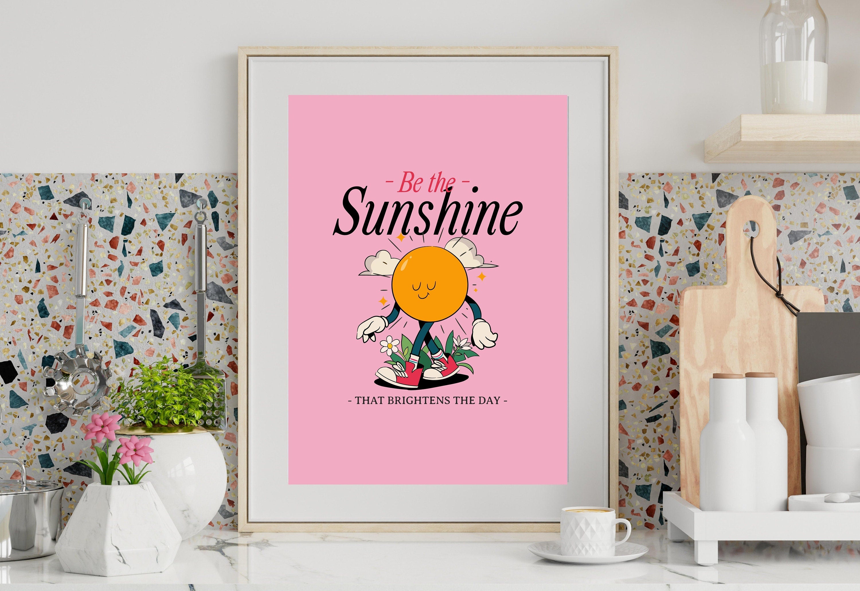 be the sunshine quotes with the print art of be the sunshine