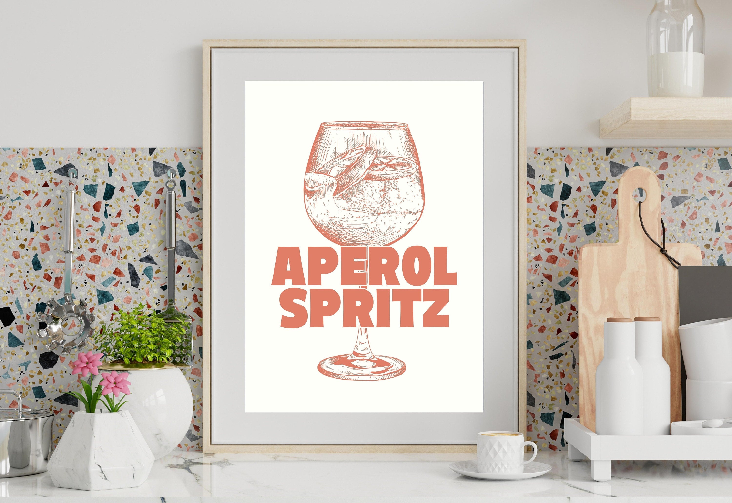 Aperol Spritz Art-Aperol Spritz Art Print - GS Exclusive