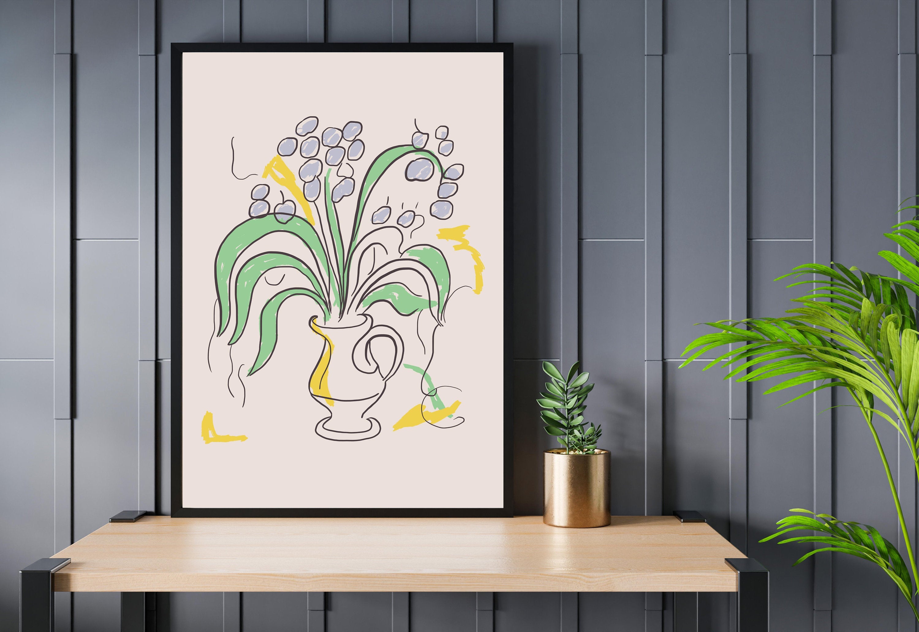 Bouquet of Flowers, Floral Art, Art Prints Floral, Floral Decor, Colorful Print, Girls Bedroom, Gift Idea, Inspirational Art, Minimalist Art