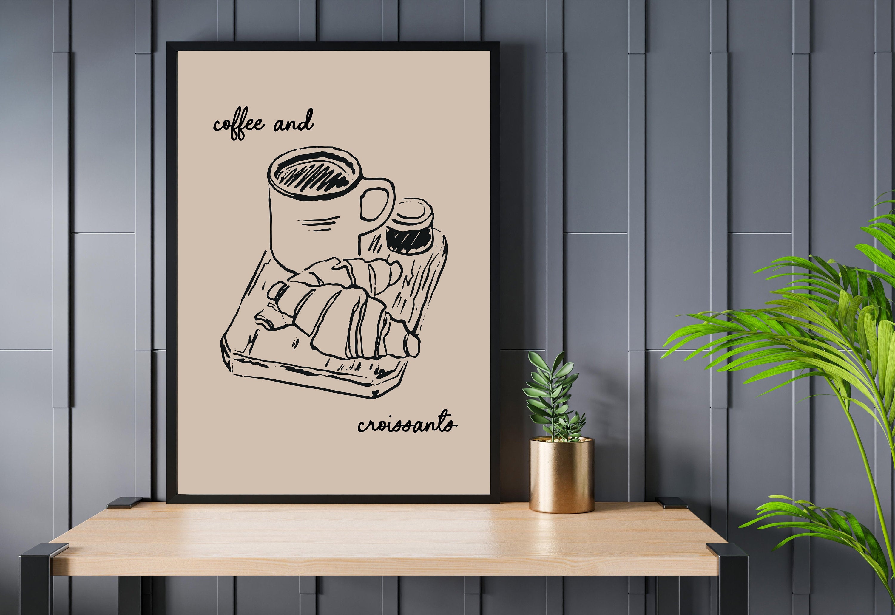 Coffee Sketch Art-Digital Prints-Retro Art-Office Art-Kitchen Art-Coffee Art Print-Coffee doodle Print-Retro Wall Art-Coffee Cart Prints