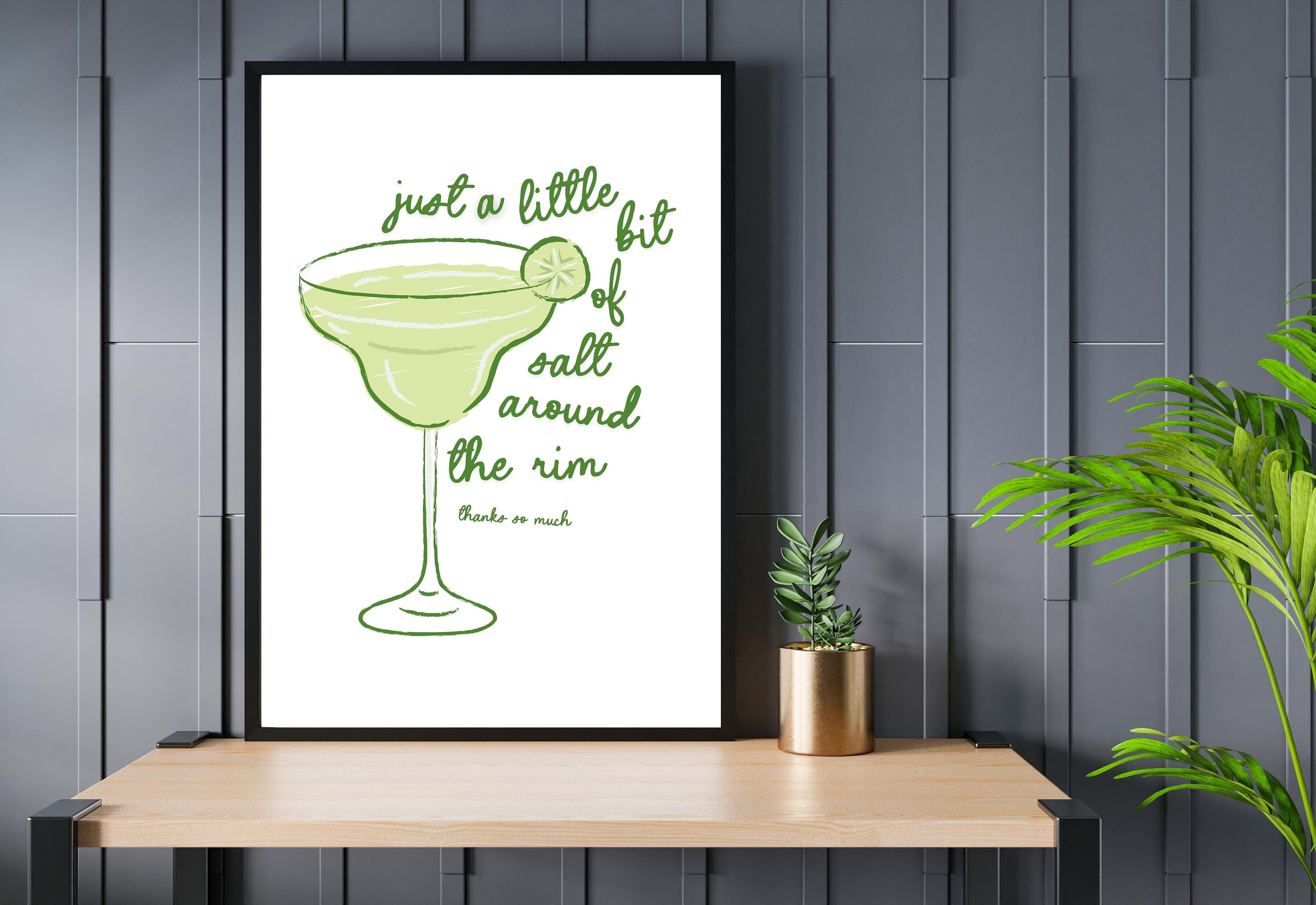 Margarita Art Print-Digital Download-Cocktail Art-Retro Print-Cheers Art Print-70s Art Print-Girly Art-Cocktail Print-Trendy Bar Art