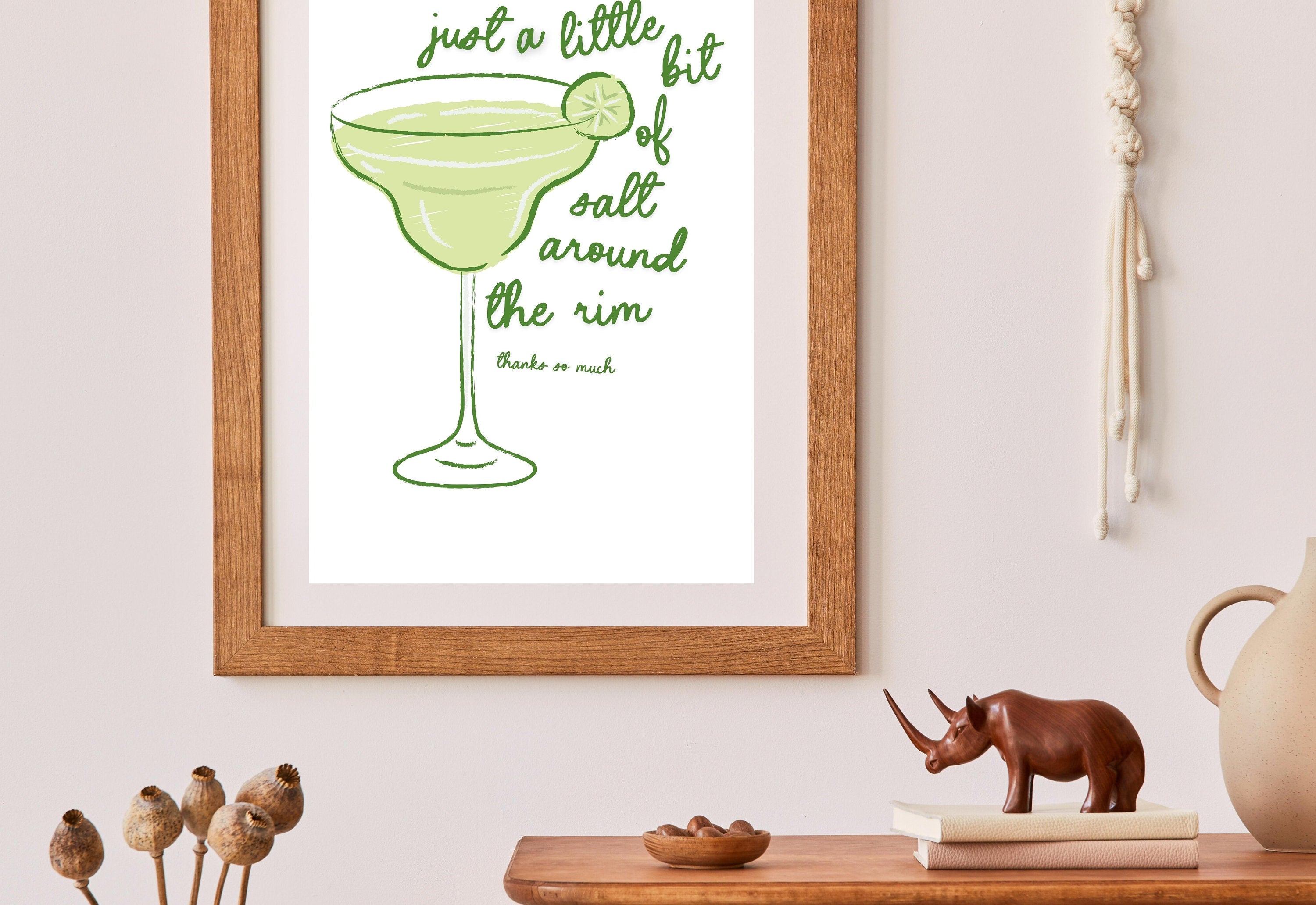 Margarita Art Print-Digital Download-Cocktail Art-Retro Print-Cheers Art Print-70s Art Print-Girly Art-Cocktail Print-Trendy Bar Art