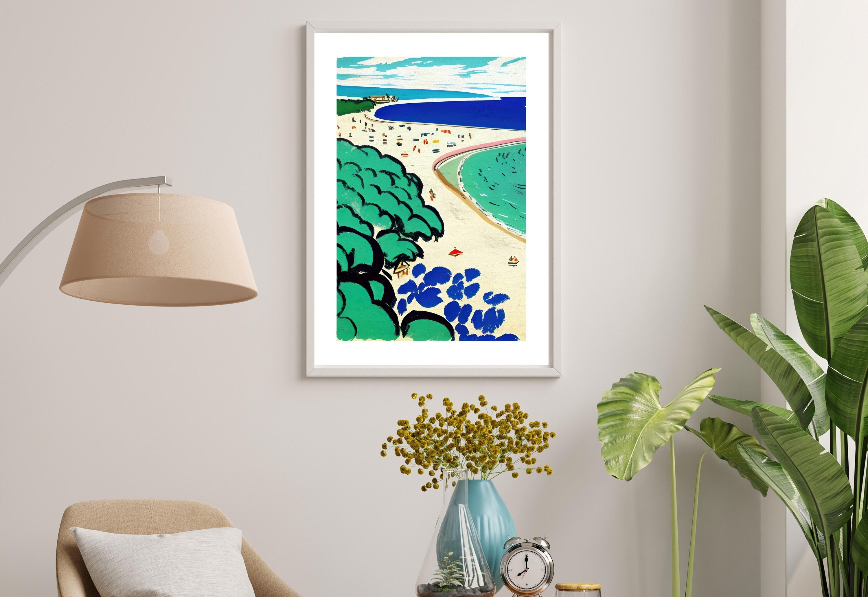 Coastal Art, Art Prints Floral, Floral Decor, Colorful Print, Girls Bedroom, Gift Idea, Inspirational Art, Minimalist Art, Beach House Art