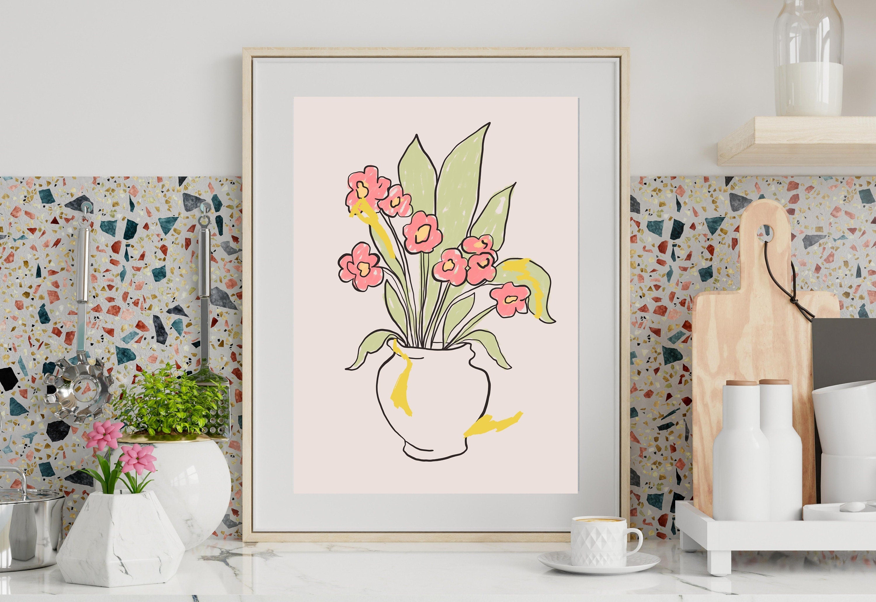 Bouquet of Flowers Digital print art