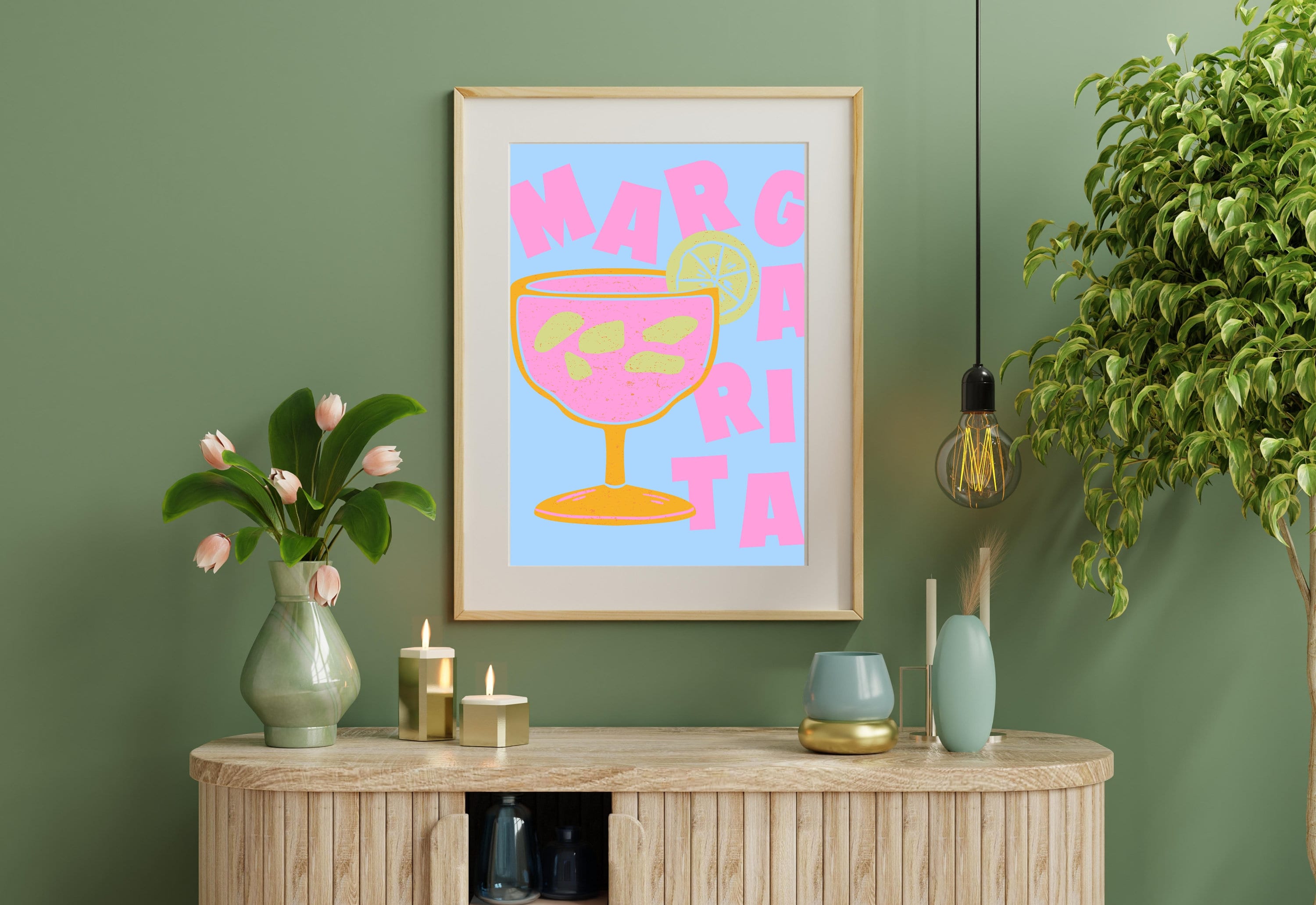 Margarita Art-Digital Download-Cocktail Art-Retro Print-Cheers Art Print-Trendy Art-70s Art Print-Girly Art-Cocktail Art-Trendy Bar Art