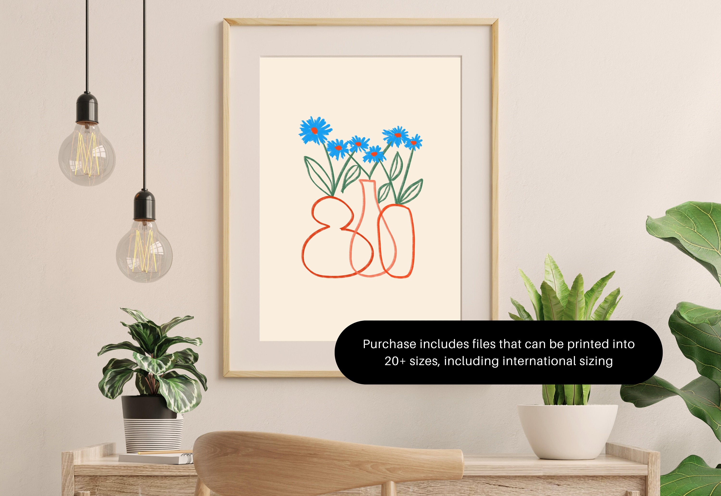 Bouquet of Flowers, Floral Art, Art Prints Floral, Floral Decor, Colorful Print, Girls Bedroom, Gift Idea, Inspirational Art, Minimalist Art