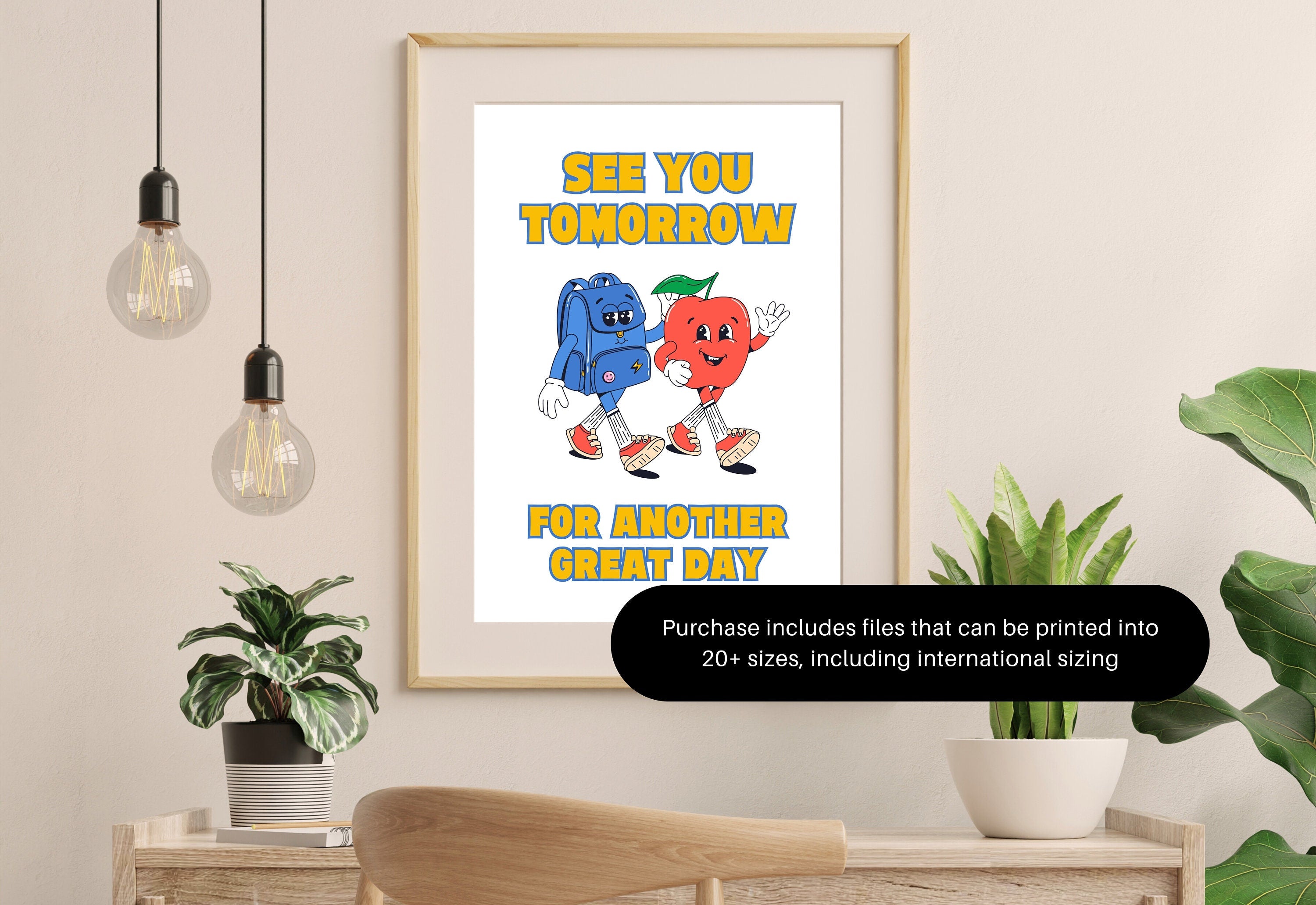 How Do You Feel Today? Retro Quote, Digital Prints Wall Art, Digital Prints, Emotions Art Prints, Mood and Feelings Poster, School Posters