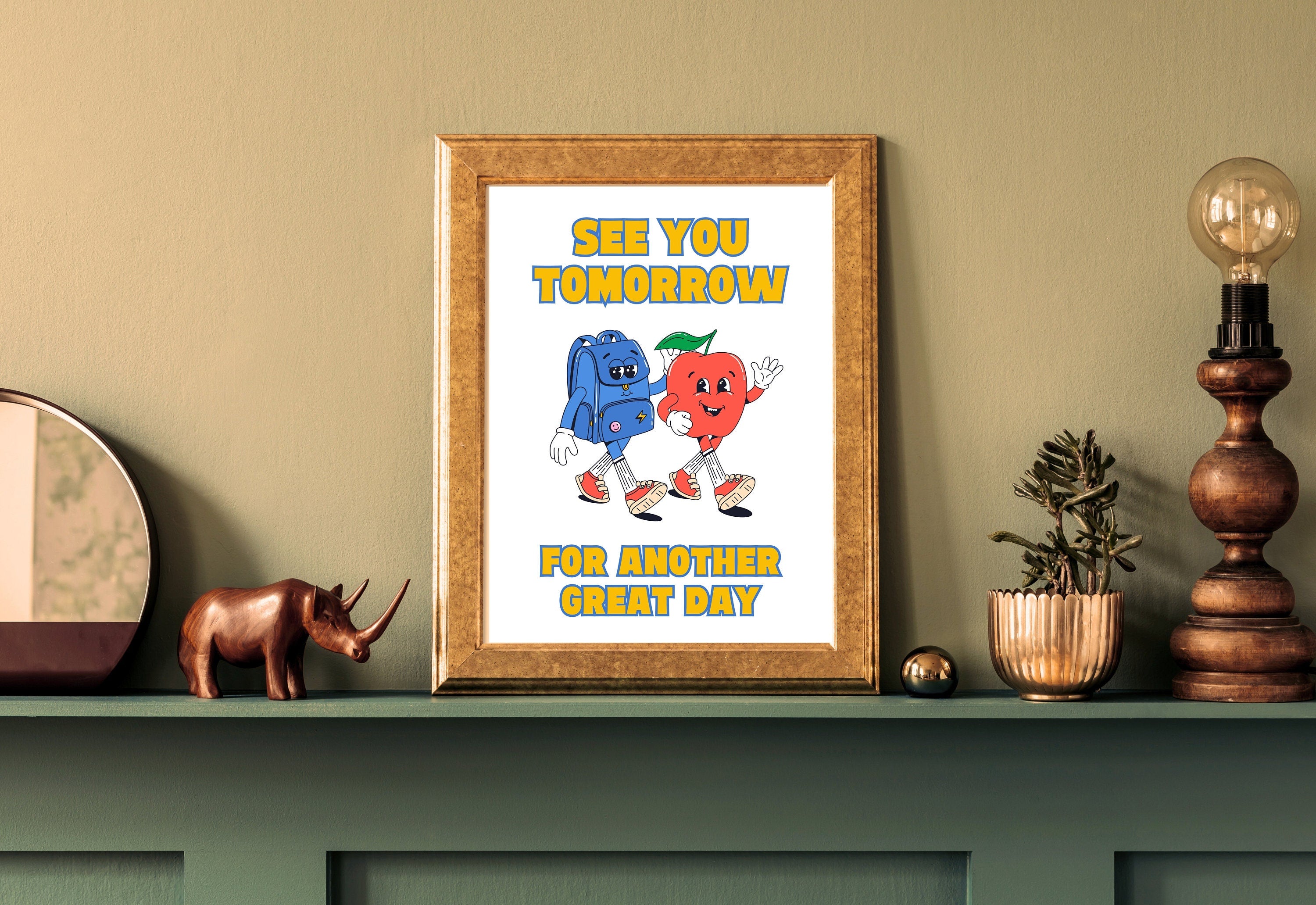 How Do You Feel Today? Retro Quote, Digital Prints Wall Art, Digital Prints, Emotions Art Prints, Mood and Feelings Poster, School Posters