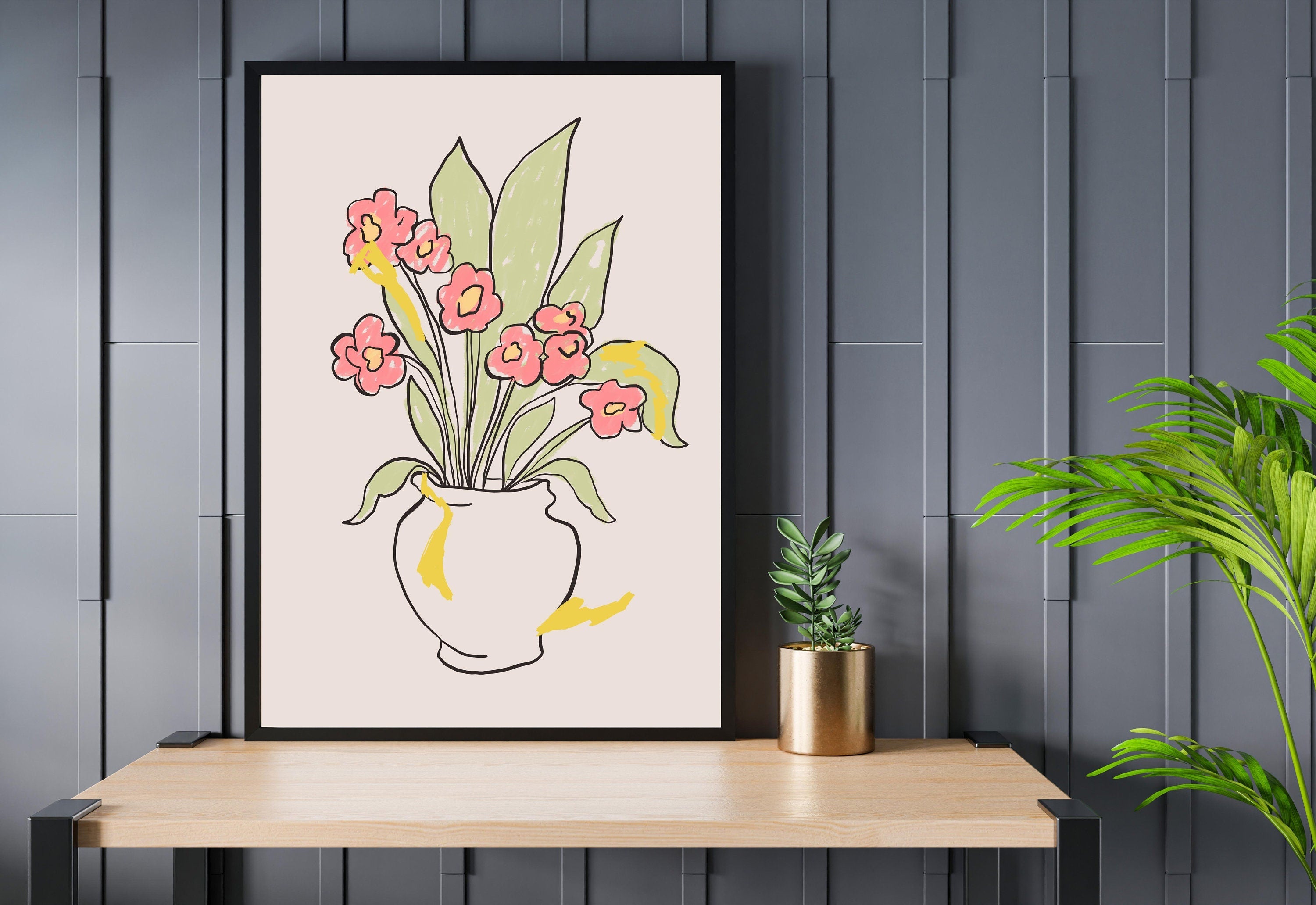 Bouquet of Flowers Art print