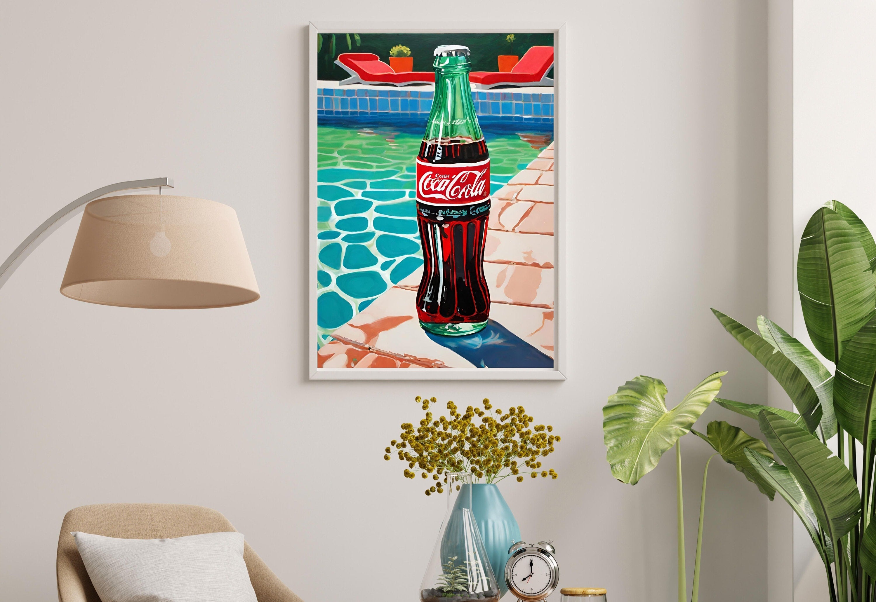 Diet Coke- Digital Download-Wall Print-Retro-Best Diet Coke Art-Large Girly Art-Funny Preppy Art-Soda Art Print-Bar Cart Print-Kitchen Art