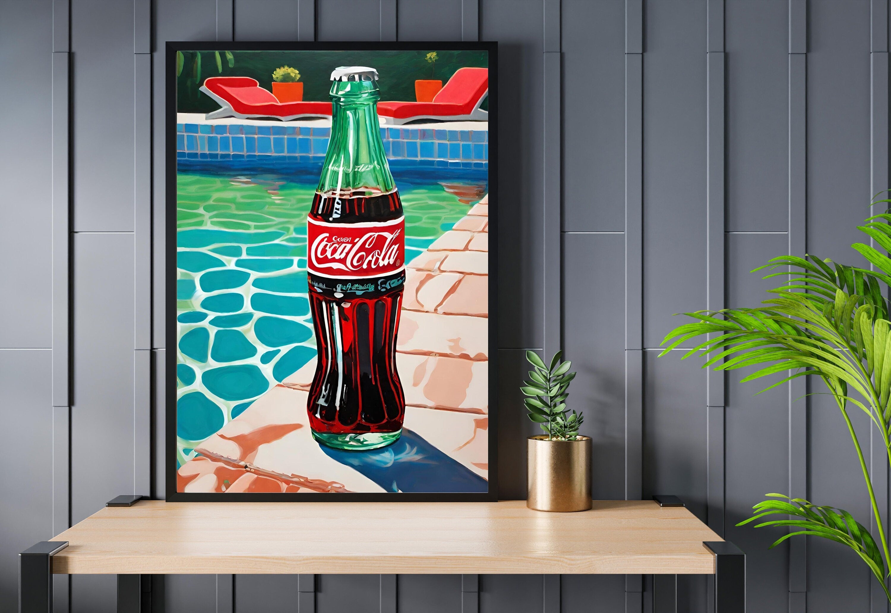 Diet Coke- Digital Download-Wall Print-Retro-Best Diet Coke Art-Large Girly Art-Funny Preppy Art-Soda Art Print-Bar Cart Print-Kitchen Art