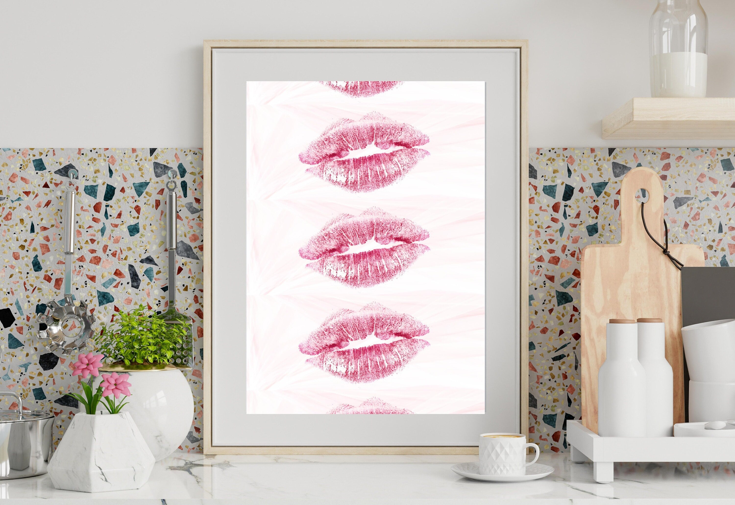 Fashion Art Print,Digital Downloads,Christmas Gift,Bar Cart Art,Trendy Girly Art,Retro Makeup Art,Girly Art,Makeup Prints