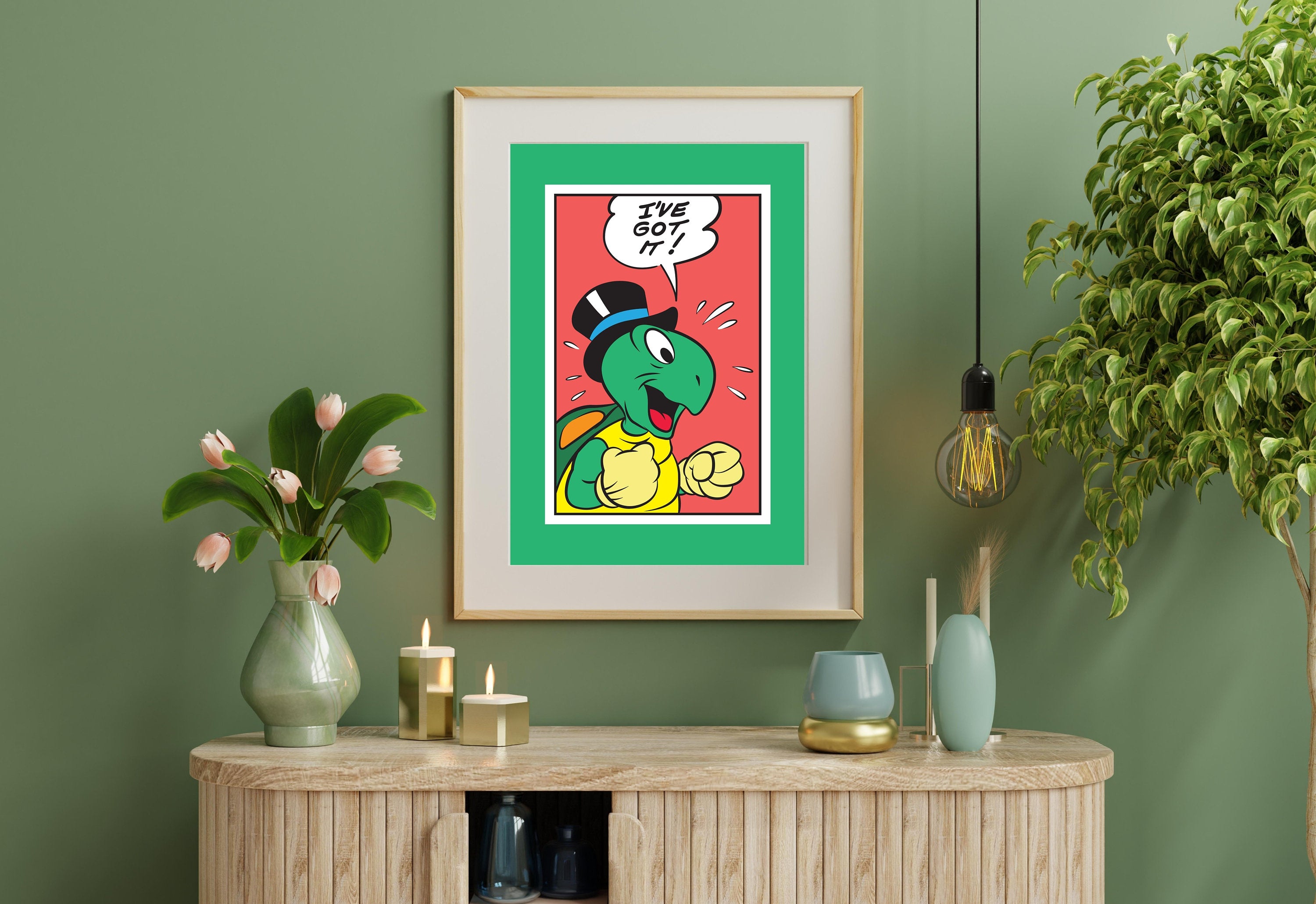 Digital Prints, Retro Art Decor, Cute Cartoon Art, Turtle Cartoon Art, Retro Cartoon Art, Cute Animal Art, Turtle Cartoon, Turtle Comic Art