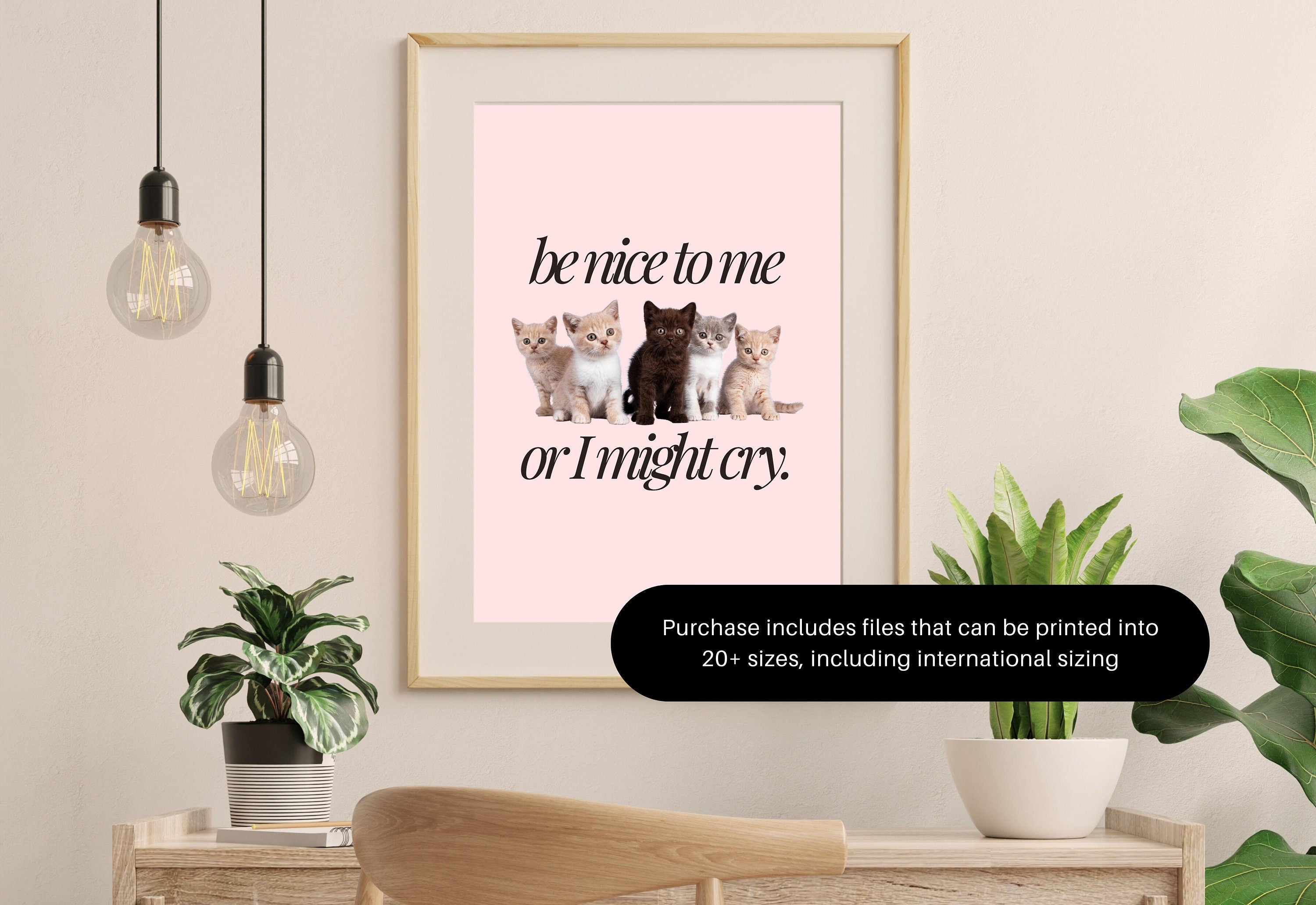 Kitties Art, Digital Art, Cute Kittens Art, Retro Decor, Funny Wall Art, Vintage Kittens Art, Y2K Girly Decor, Cat Wall Art, Funny Cat Art