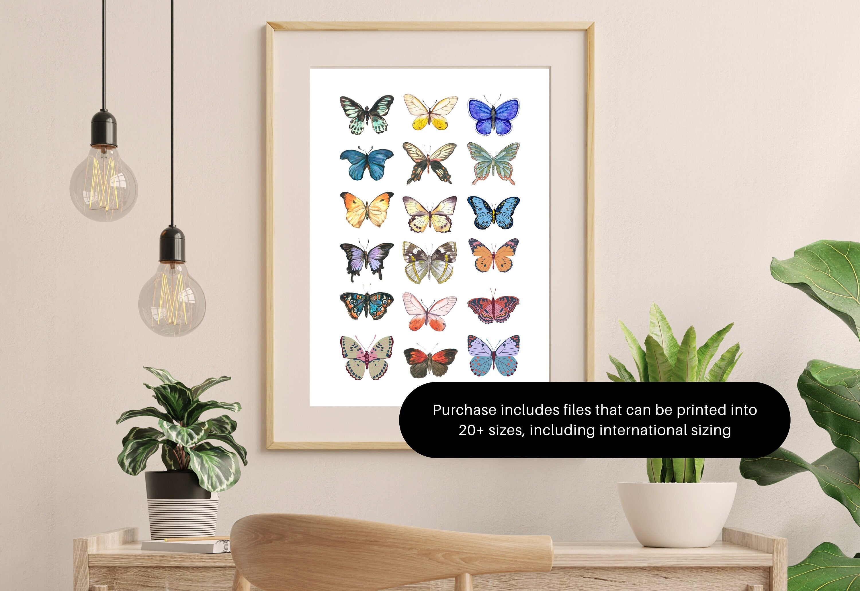 Butterfly Art, Animal Prints, Trendy Animal Prints, Butterfly Posters, Girly Print Trendy Art, Girls Room Art Print, Minimal Butterfly Art