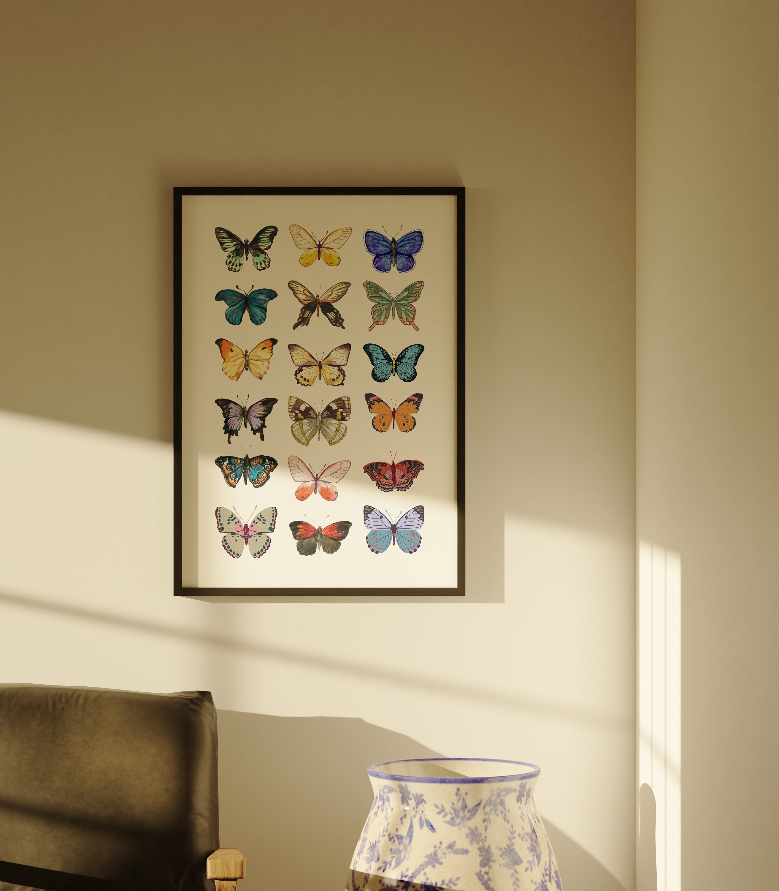 Butterfly Art, Animal Prints, Trendy Animal Prints, Butterfly Posters, Girly Print Trendy Art, Girls Room Art Print, Minimal Butterfly Art