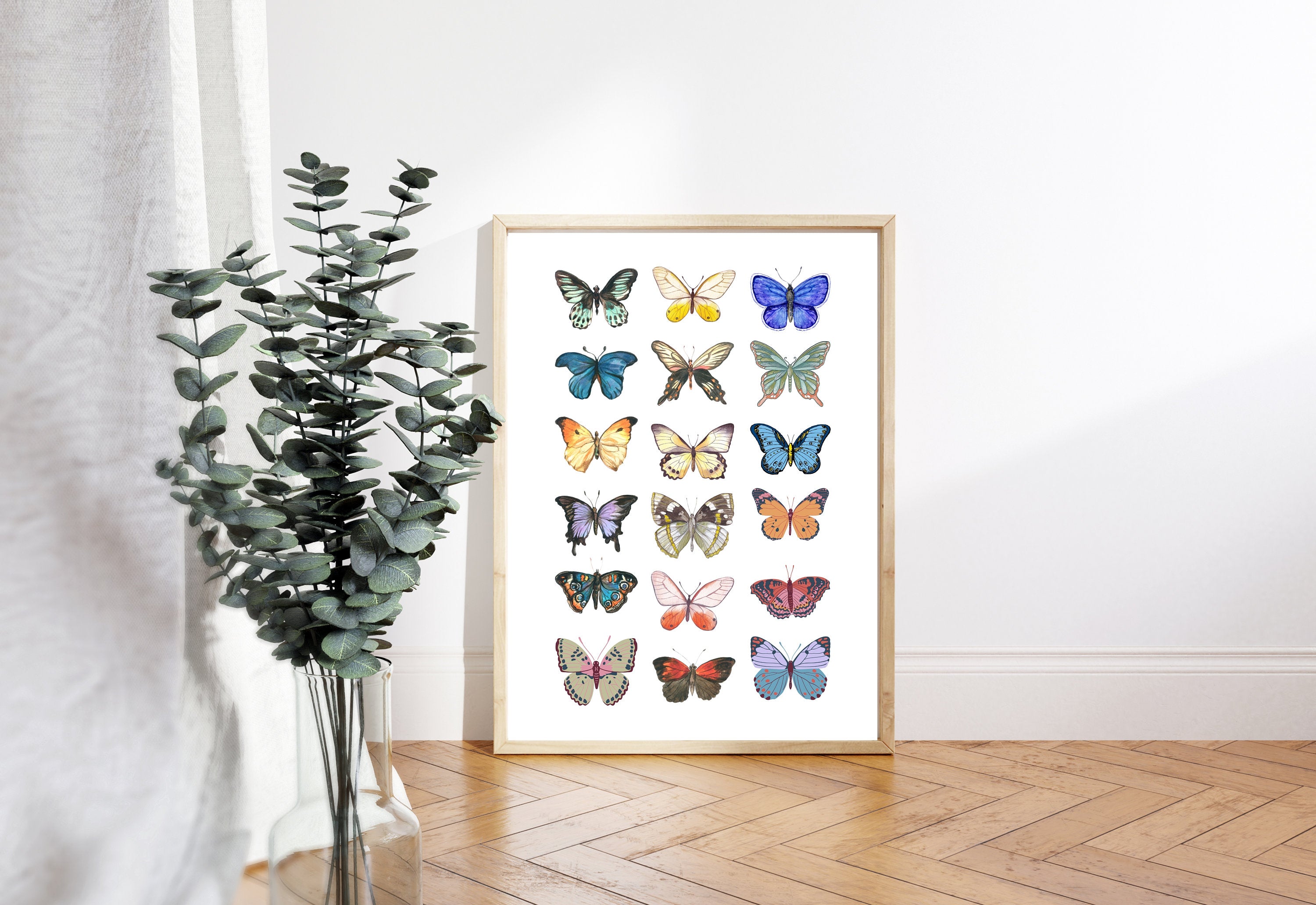 Butterfly Art, Animal Prints, Trendy Animal Prints, Butterfly Posters, Girly Print Trendy Art, Girls Room Art Print, Minimal Butterfly Art