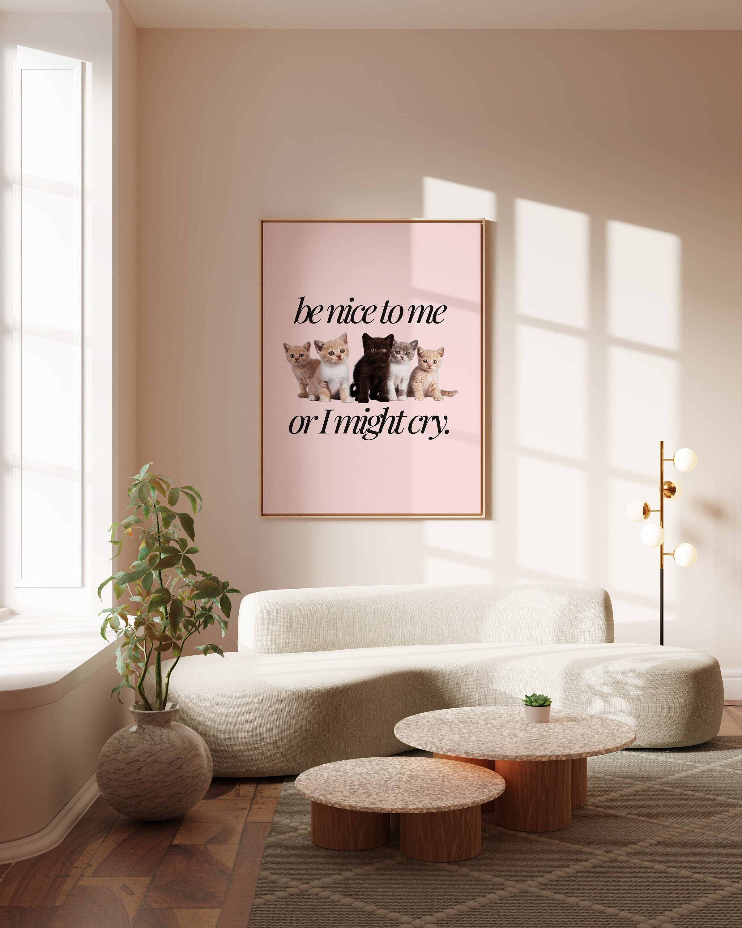 Kitties Art, Digital Art, Cute Kittens Art, Retro Decor, Funny Wall Art, Vintage Kittens Art, Y2K Girly Decor, Cat Wall Art, Funny Cat Art