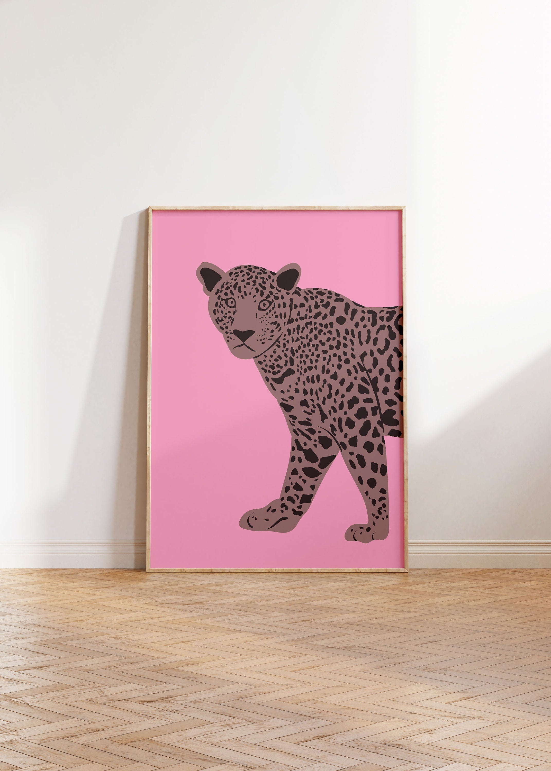 Digital Prints, Trendy Tiger Prints, Tiger Art Print, Funky Art Prints, Dorm Decor, Digital download, Kids Room Art, Minimal Animal Poster