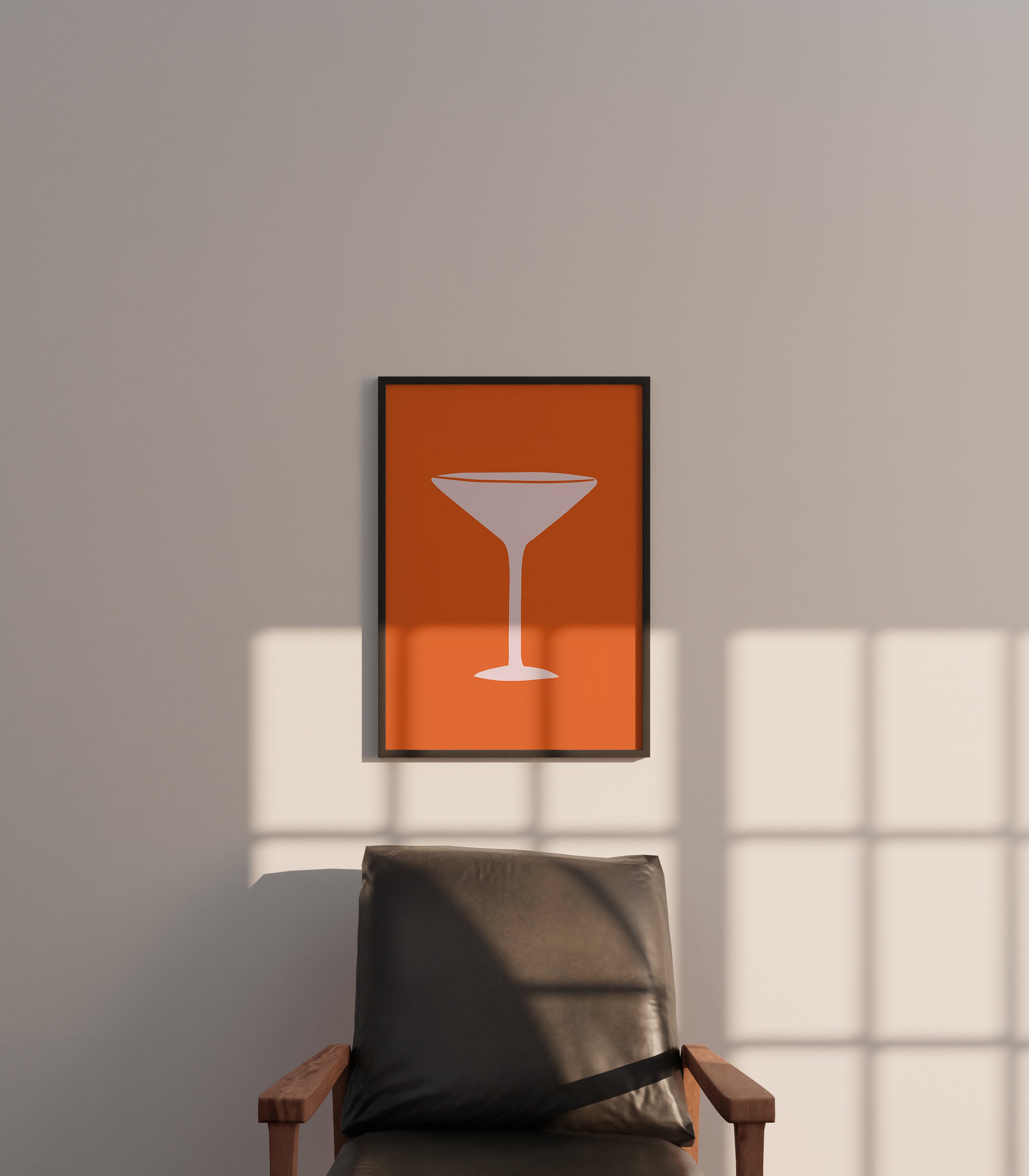 Salud Art Print, Digital Download, Martini Art, Bar Cart Decor, Trendy Art, 70s Art Print-Girly Art, Cocktail Art, Preppy Orange Art