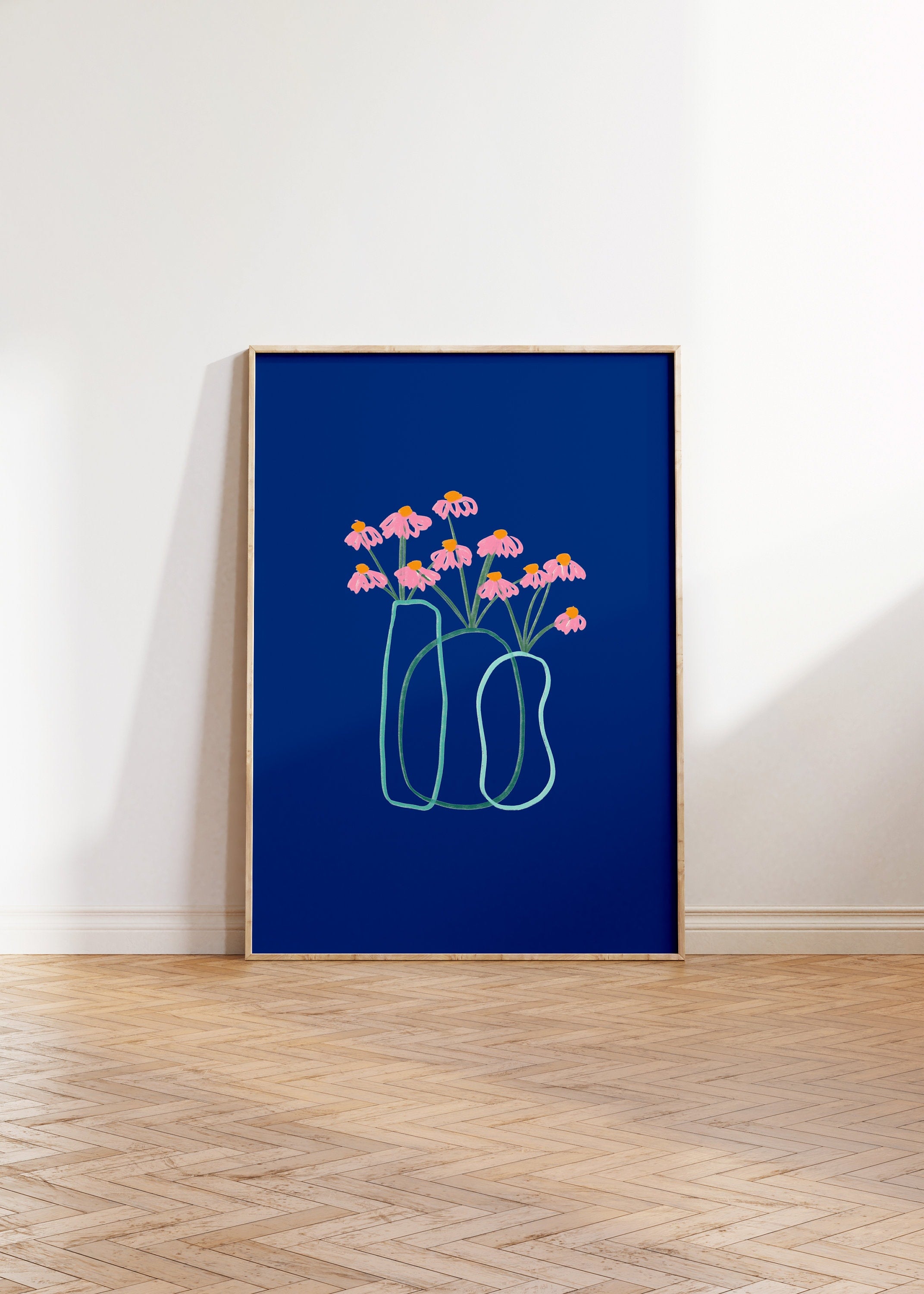 Bouquet of Flowers, Floral Art, Art Prints Floral, Floral Decor, Colorful Print, Girls Bedroom, Gift Idea, Inspirational Art, Minimalist Art