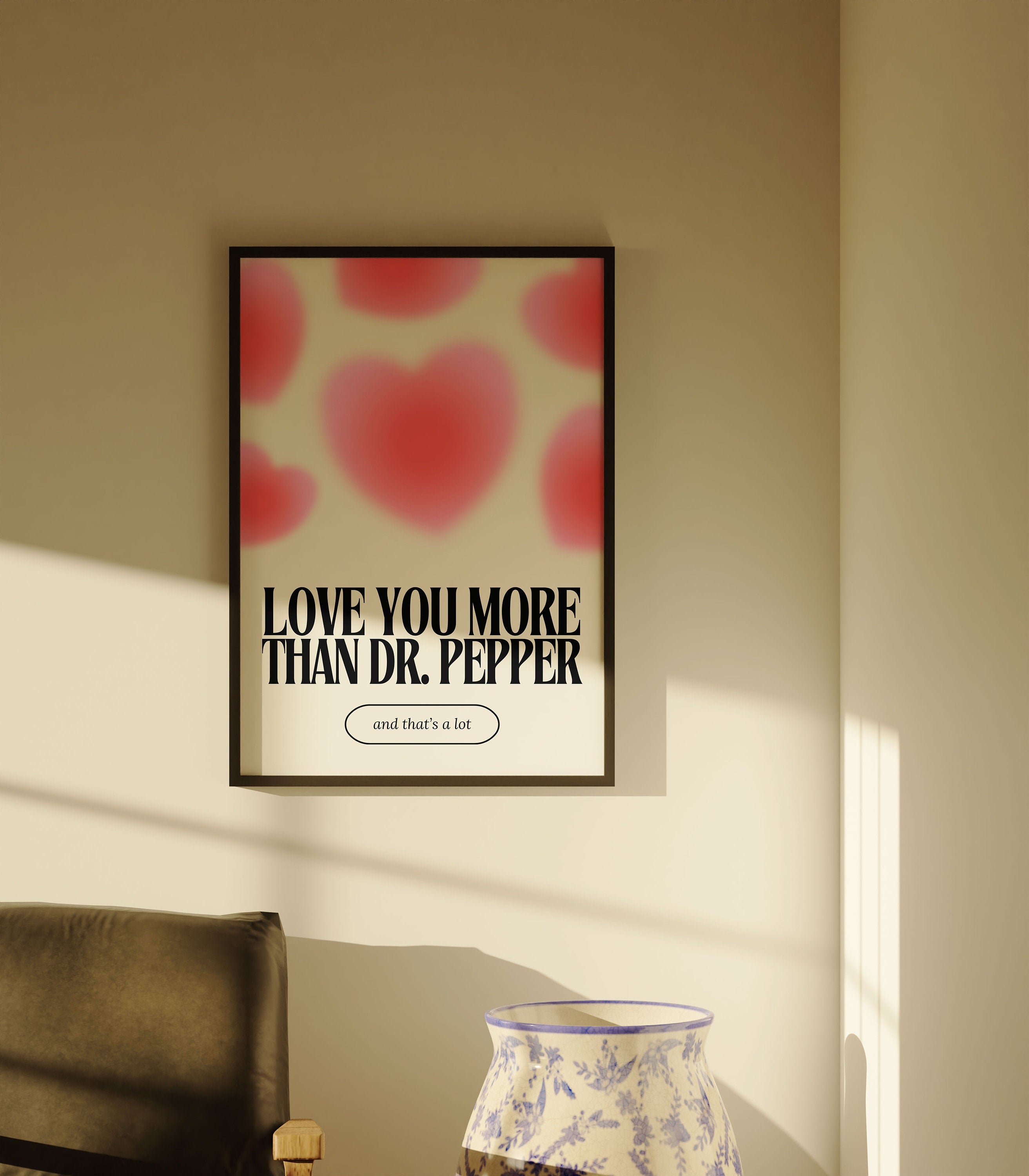 Dr Pepper Art, Printable Trendy Wall Art, Pink Wall Art, It Girl Aesthetic Poster, Valentines Art Print, V Day Posters, Coquette Aesthetic