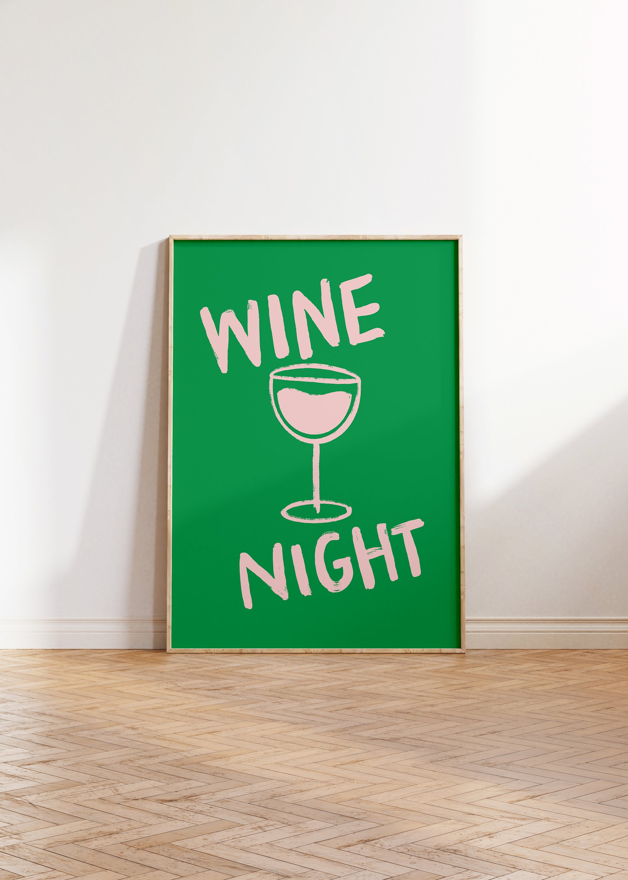 Wine Art Print-Digital Download-Wine Art-Retro Print-Cheers Art Print-Trendy Art-70s Art Print-Girly Art-Cocktail Art-Preppy Pink Bar Art