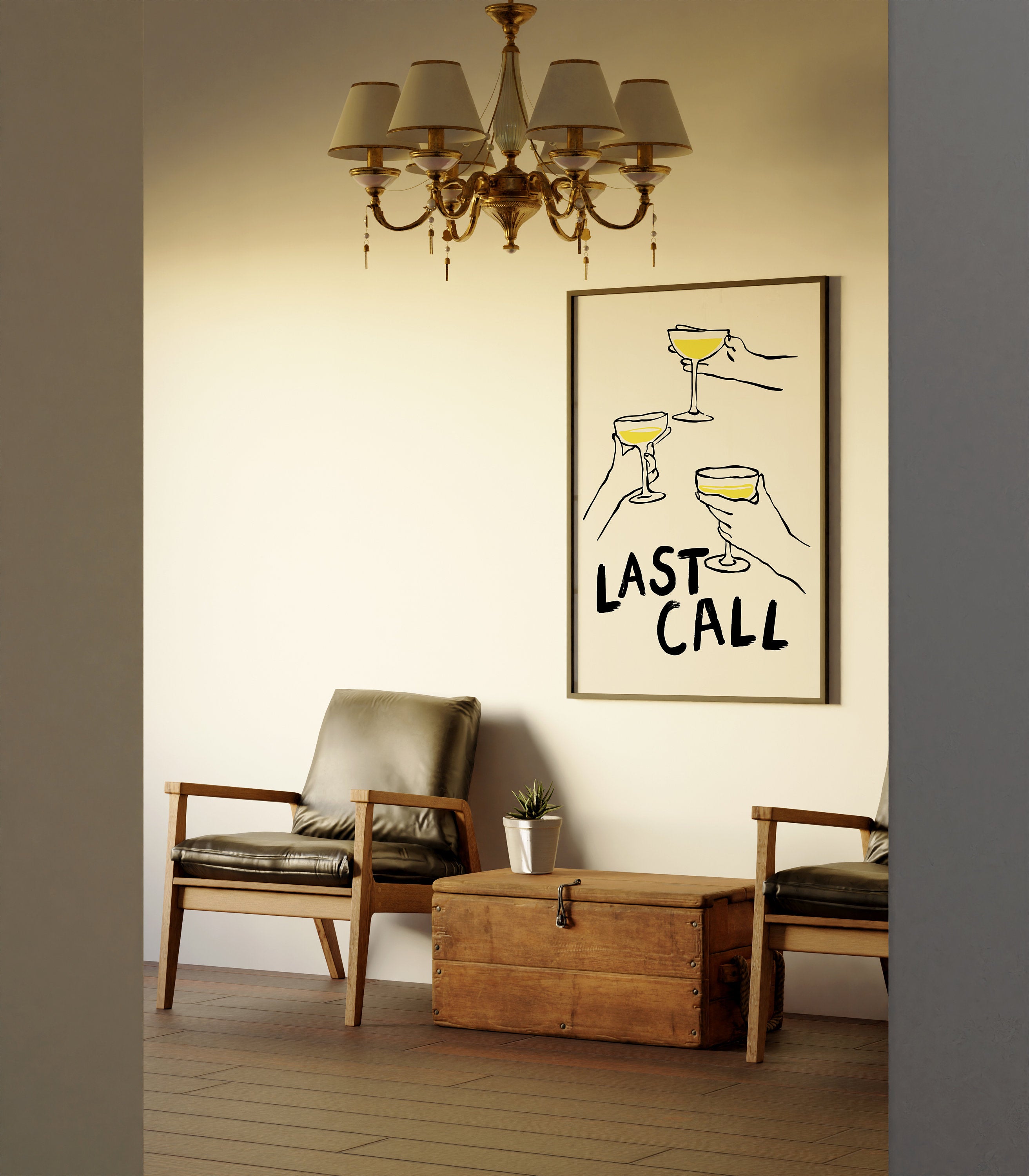 Last Call Wall Art Download, Scribbled Cheers Print, Modern Kitchen Printables, Bar Cart Prints , Black Beige Art, Trendy Wine Lover Gift