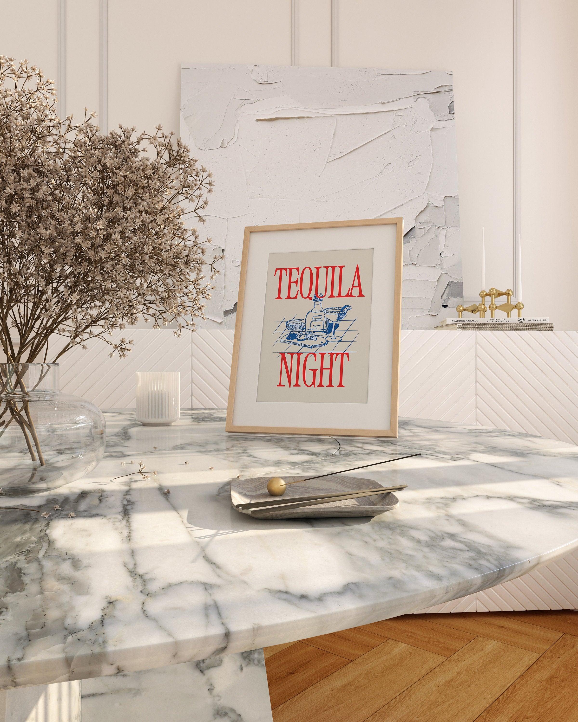 Bar Art Print, Liquor Poster, Tequila Night Print, Cute Bar Cart Art, Wall Art, Tequila Poster, Tequila Print, Digital Download, Bar Art