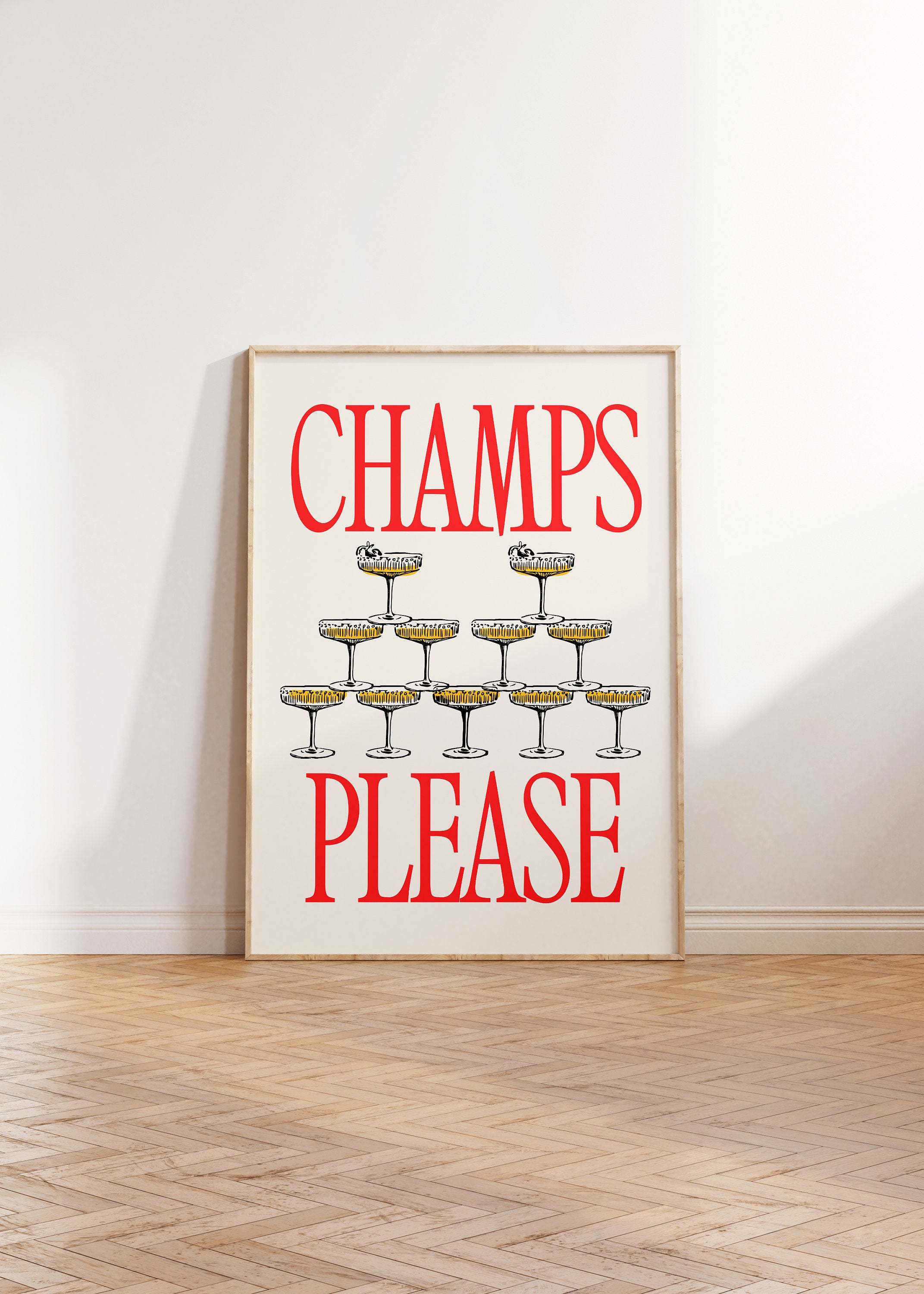 Bar Cart Printable Wall art, Champagne Poster, Pink Trendy print, Happy hour Poster, Sparkling Wine Decor, Preppy Aesthetic Digital Print